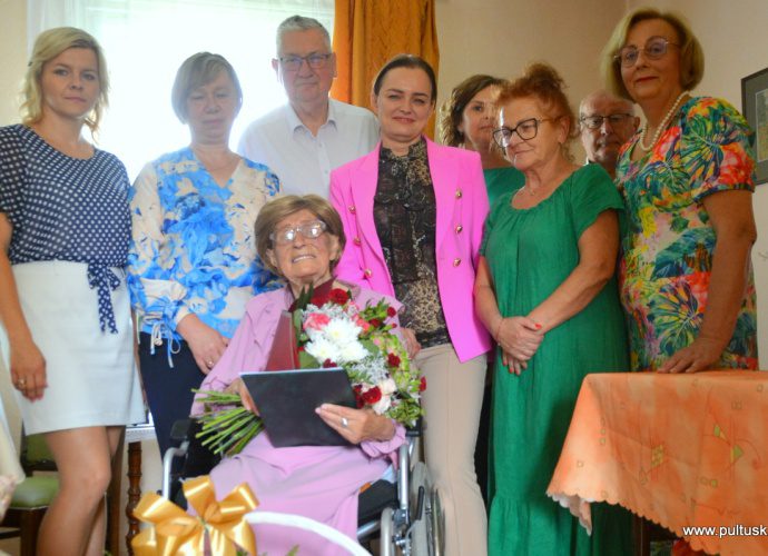 Setne urodziny mieszkanki Pułtuska