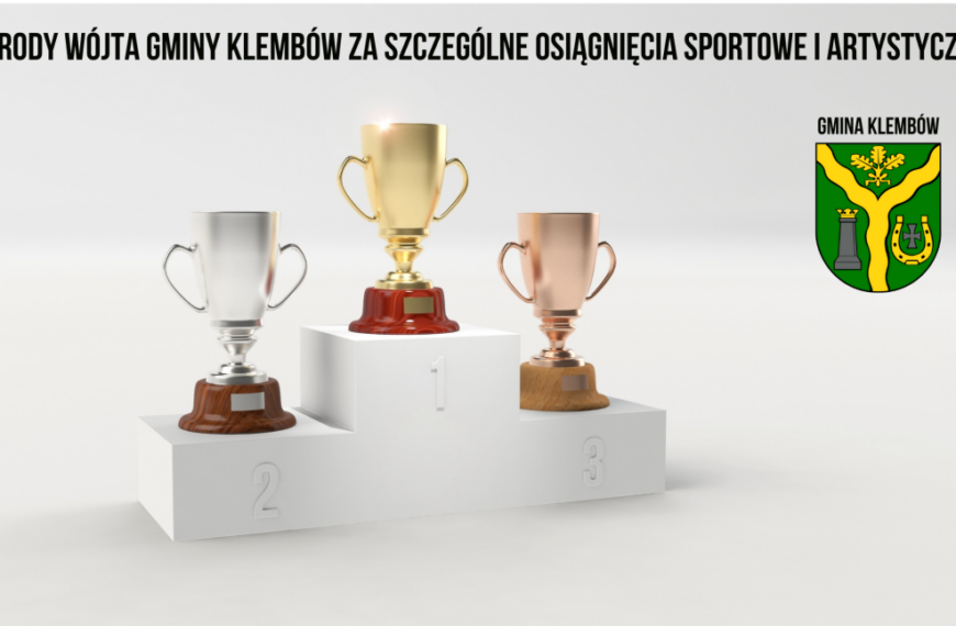 Nagrody Wójta Gminy Klembów za szczególne osiągnięcia sportowe i artystyczne
