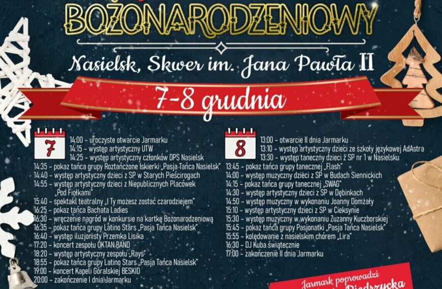 Jarmark Bożonarodzeniowy w Nasielsku