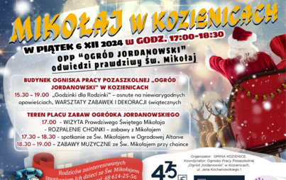 Ogród Jordanowski – wizyta Prawdziwego Świętego Mikołaja