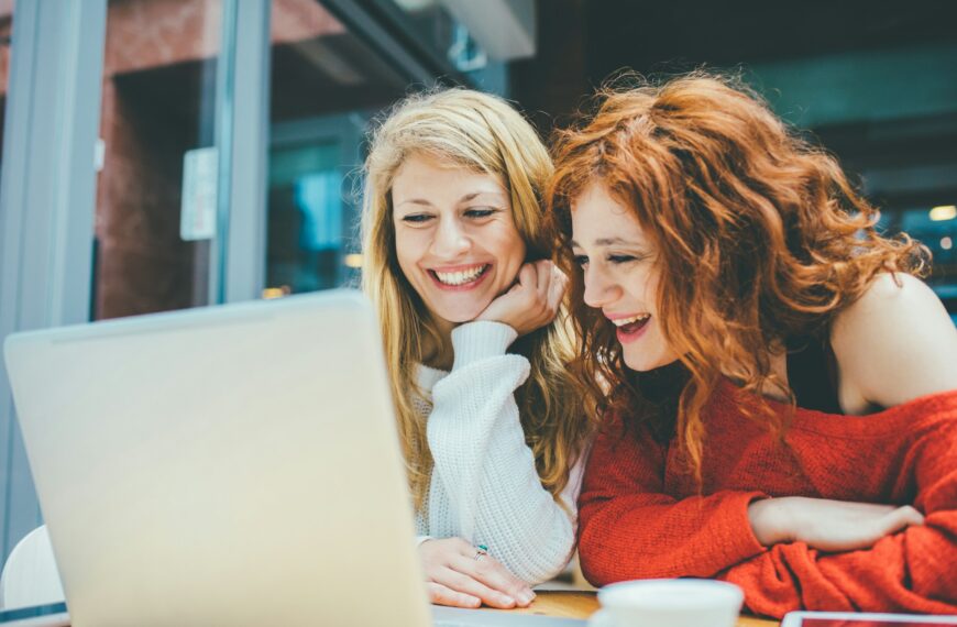 Two women friends together
