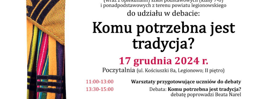 Debata „Komu potrzebna jest tradycja”