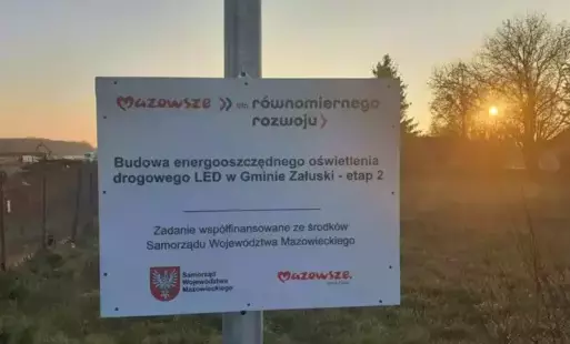 Zakończenie inwestycji dot. oświetlenia LED
