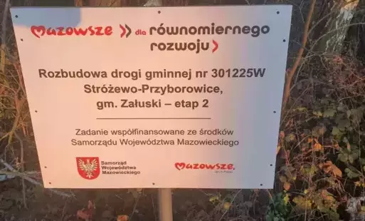 Budowa drogi Stróżewo – Przyborowice