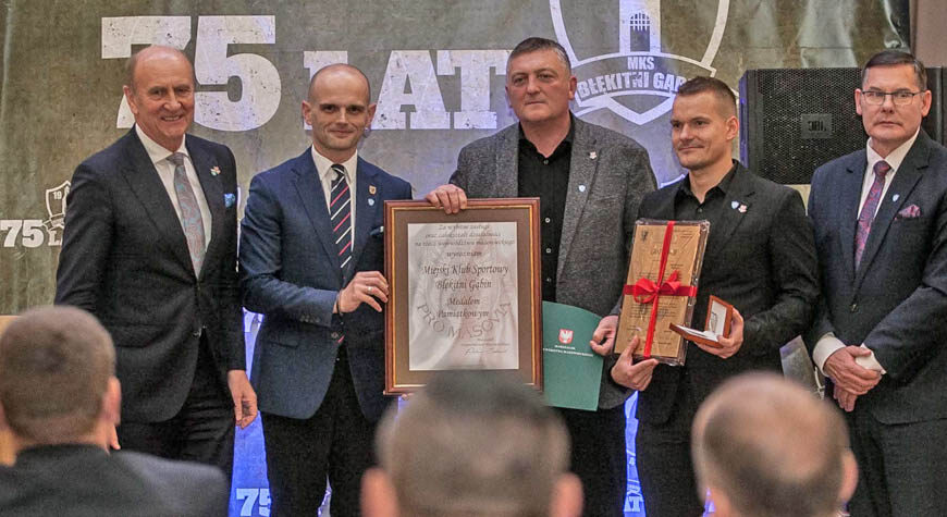 75 lat istnienia klubu MKS Błękitni Gąbin