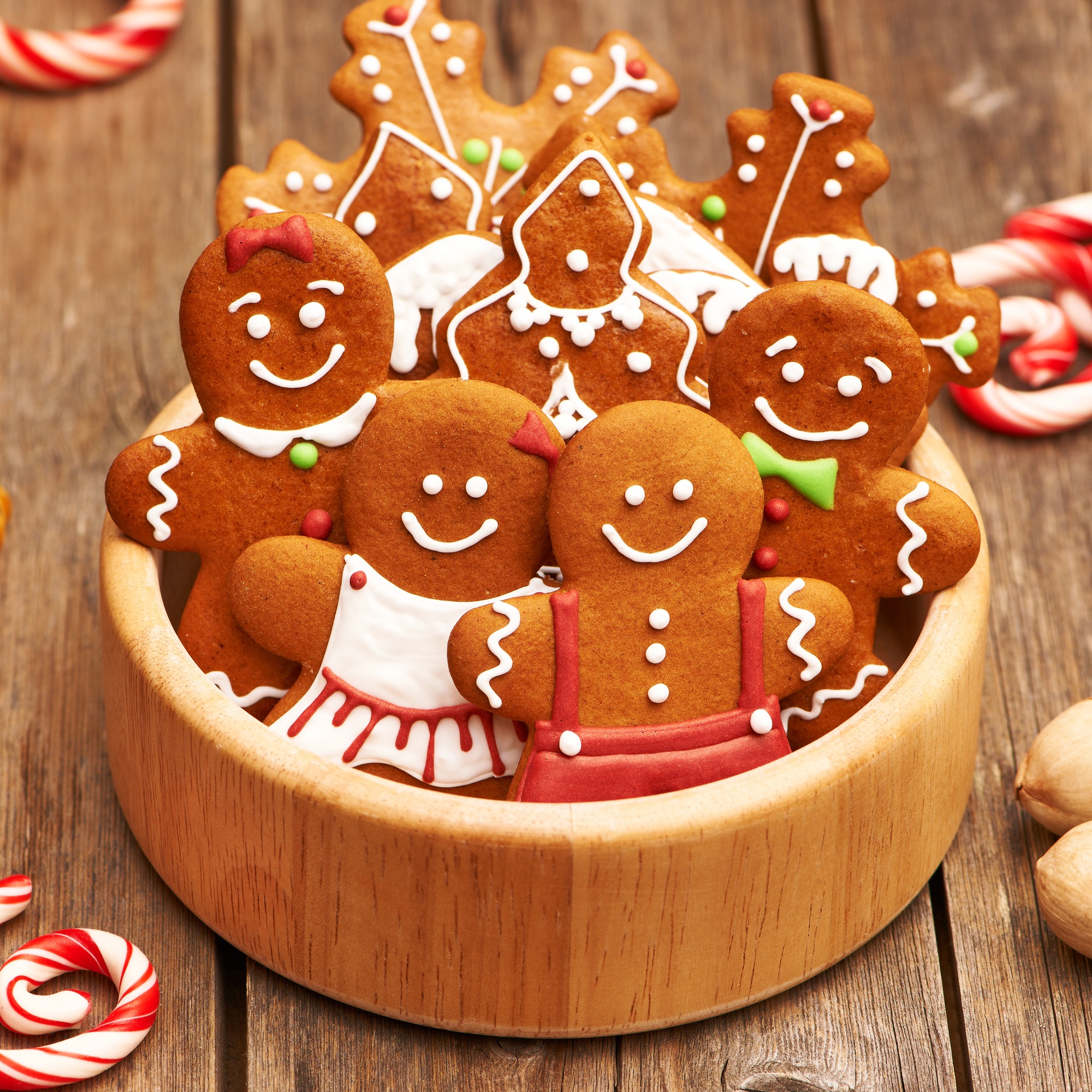 Christmas gingerbread cookies