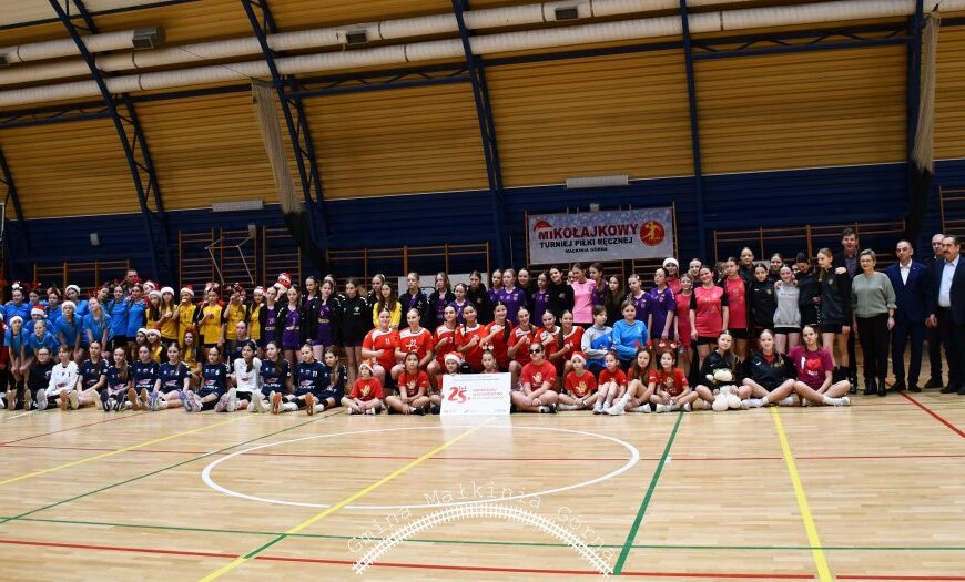 X Jubileuszowy Ogólnopolski Turniej Piłki Ręcznej Dziewcząt w Małkini Górnej