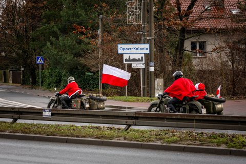 Radosny korowód MotoMikołajów ponownie przejechał przez naszą gminę