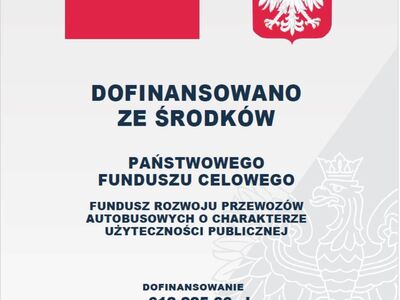 Przewozy autobusowe w ramach publicznego transportu zbiorowego.