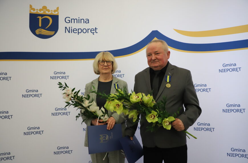 Barbara Domosławska-Zielińska i Stanisław Rębelski – nowi Zasłużeni dla Gminy Nieporęt