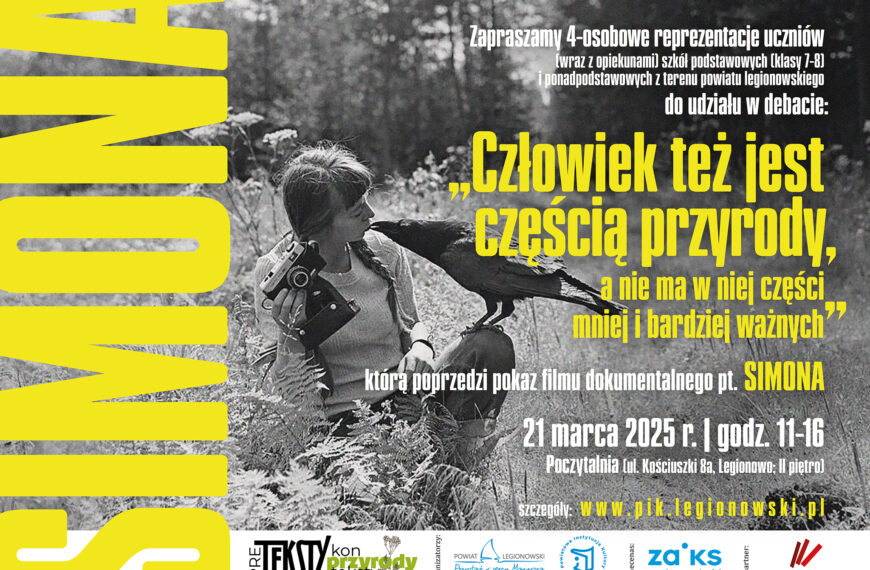Zaproszenie do debaty młodzieżowej „Człowiek też jest częścią przyrody, a nie ma w niej części mniej i bardziej ważnych”