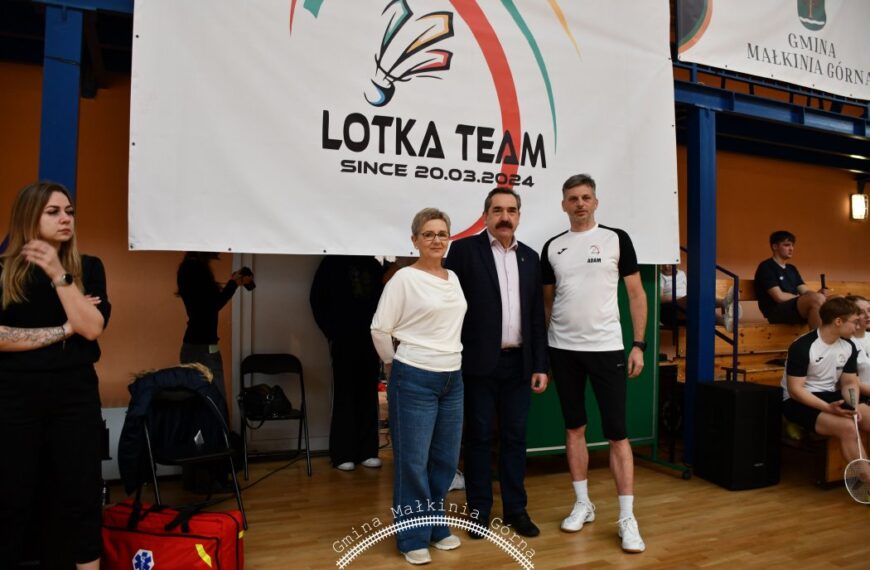 Pierwszy Turniej Badmintona w Małkini Górnej już za nami!