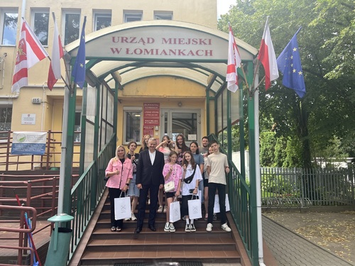 Wizyta dzieci z Litwy