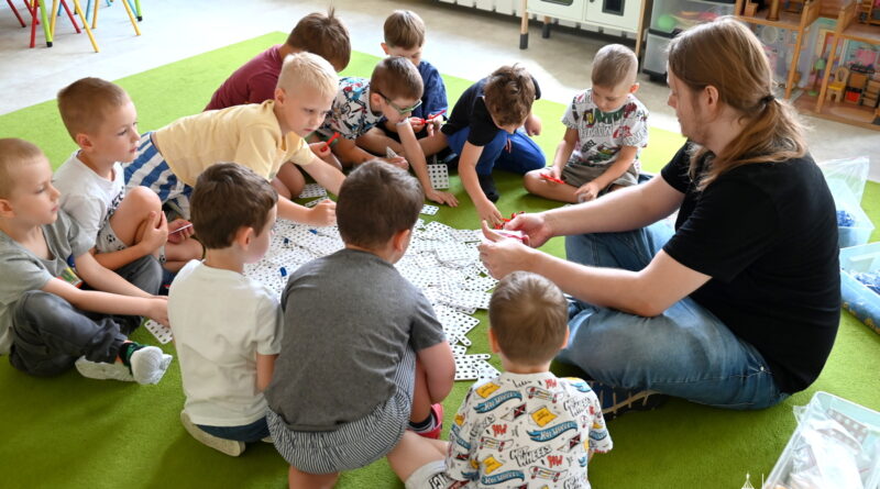 Warsztaty edukacyjne w Przedszkolu Miejskim Nr 5 w Pułtusku w ramach projektu Laboratorium Naukowe Steam