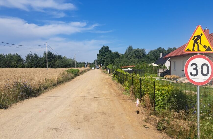 Budowa drogi gminnej w miejscowości Proboszczewice