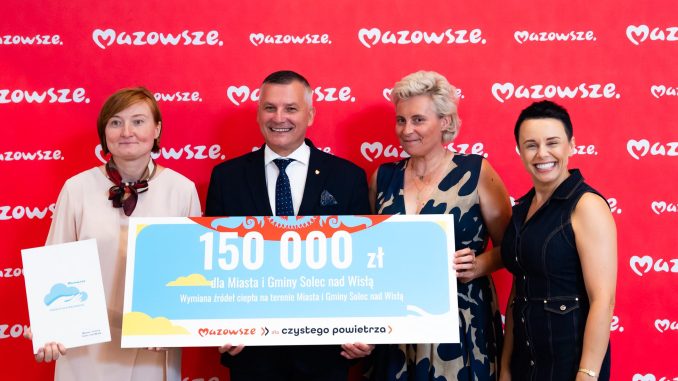 150 000 zł dla Miasta i Gminy Solec nad Wisłą!