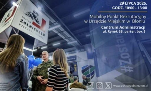 Wojsko Polskie zaprasza! Mobilny Punkt Rekrutacji w Błoniu – 29.07.2025