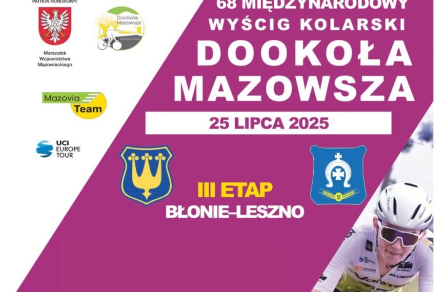 Wyścig kolarski w Lesznie