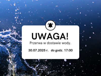 Uwaga – awaria sieci wodociągowej!