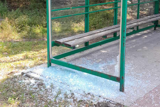 Kolejny akt wandalizmu na terenie Gminy Celestynów!