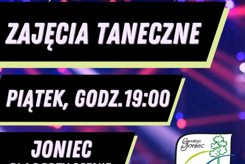 Zapraszamy na zajęcia taneczne – 25.07.2025