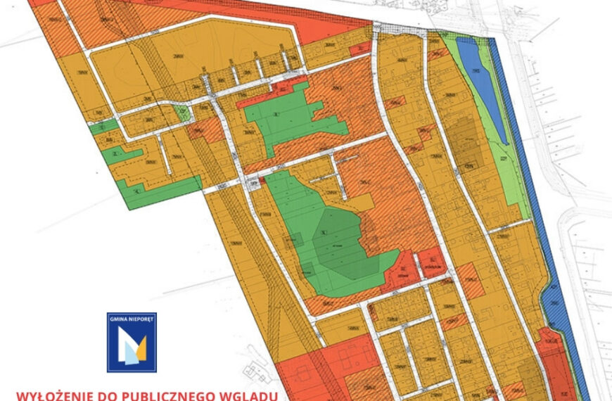 Zawiadamiamy o wyłożeniu do publicznego wglądu projektów miejscowego planu zagospodarowania przestrzennego