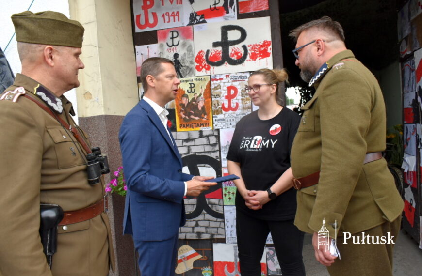Pułtuskie obchody 81.rocznicy wybuchu Powstania Warszawskiego