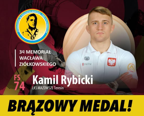 KAMIL RYBICKI BRĄZOWYM MEDALISTĄ MEMORIAŁU WACŁAWA ZIÓŁKOWSKIEGO