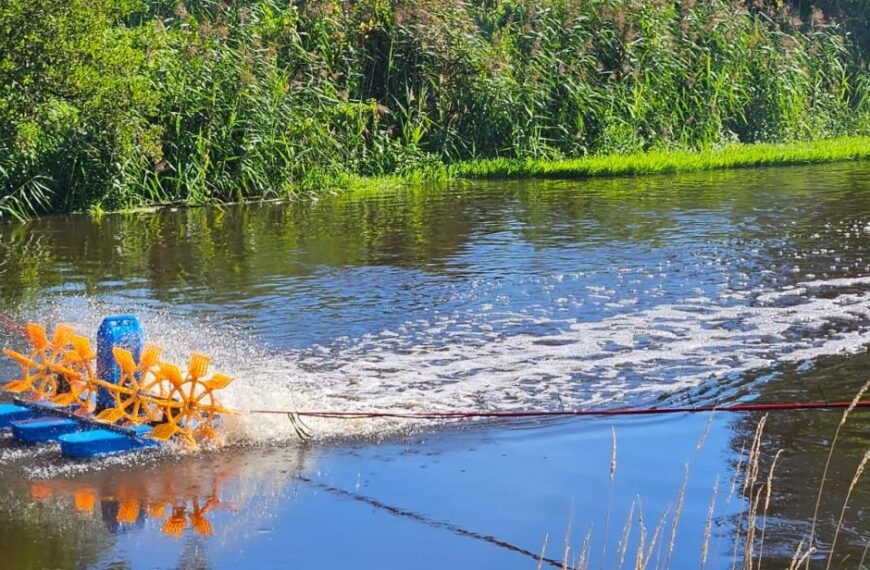 Aktualna sytuacja na rzece Wkrze. WIOŚ potwierdza przyczyny stanu wody