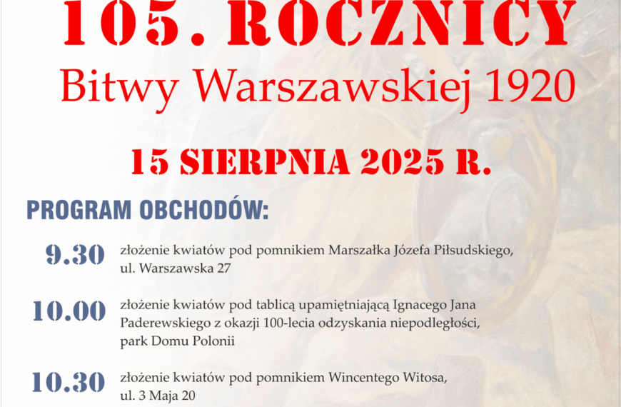 Powiatowo-Gminne Obchody 105. Rocznicy Bitwy Warszawskiej 1920