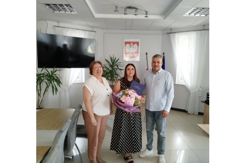 Wręczenie aktu nadania stopnia awansu zawodowego nauczyciela mianowanego