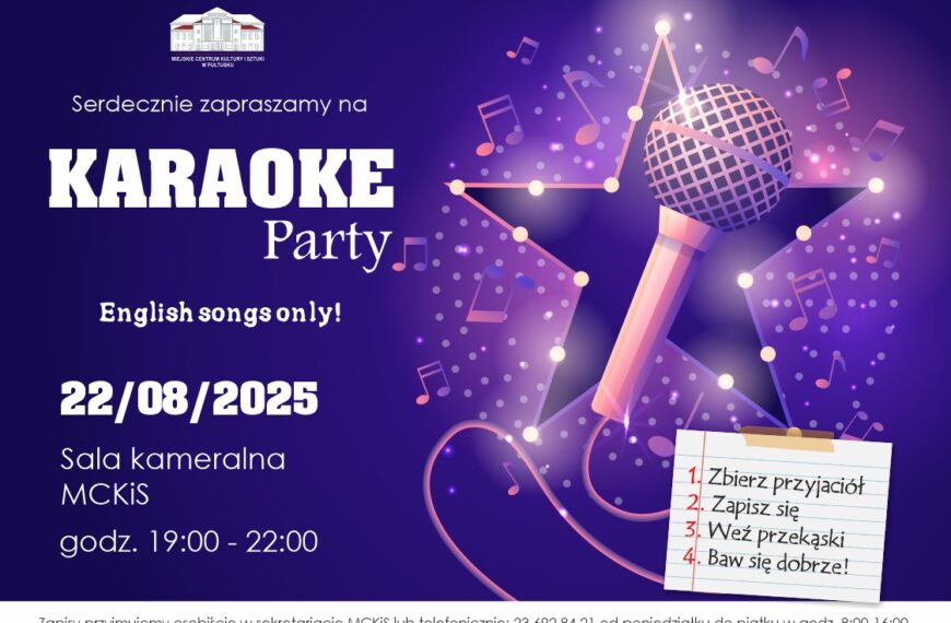 Zapraszamy na KARAOKE w Pułtusku