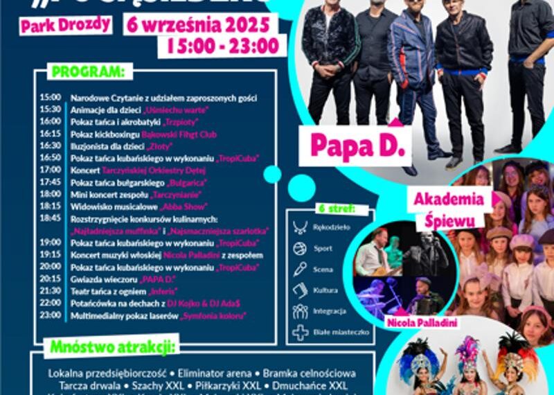 DNI TARCZYNA 2025 – harmonogram