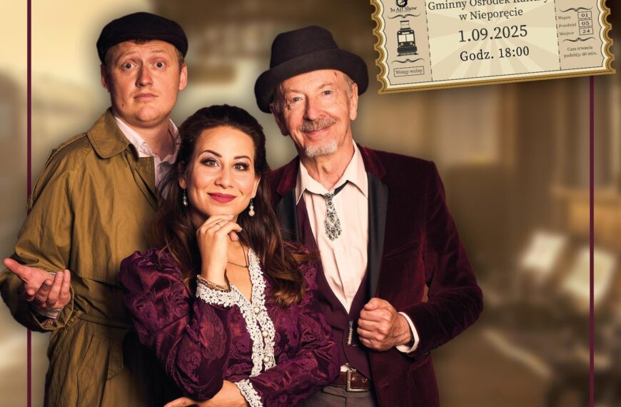 Spektakl poetycko-muzyczny „Pociąg do piosenki” na 20-lecie Gminnego Ośrodka Kultury w Nieporęcie i jego filii