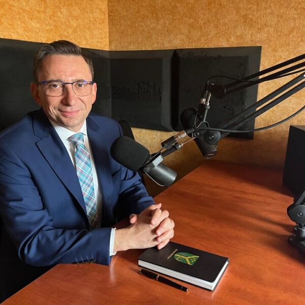 Wójt Rafał Mathiak w radiu FAMA Wołomin