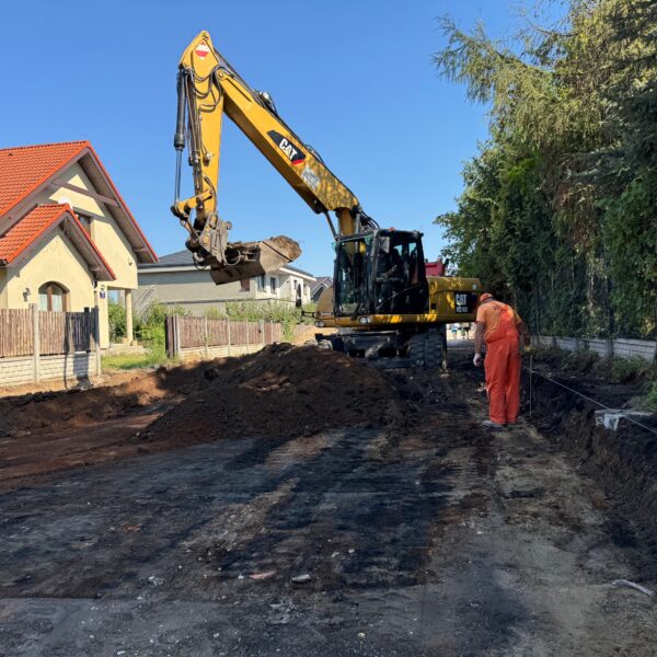 Przebudowa ul. Książęcej w Aleksandrowie