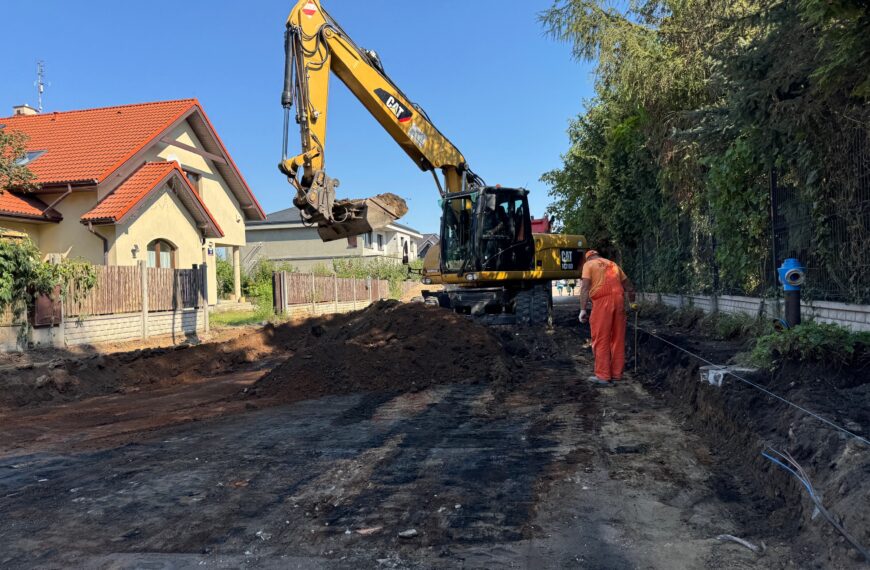 Przebudowa ul. Książęcej w Aleksandrowie