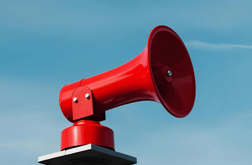 Testowe uruchomienie syren alarmowych