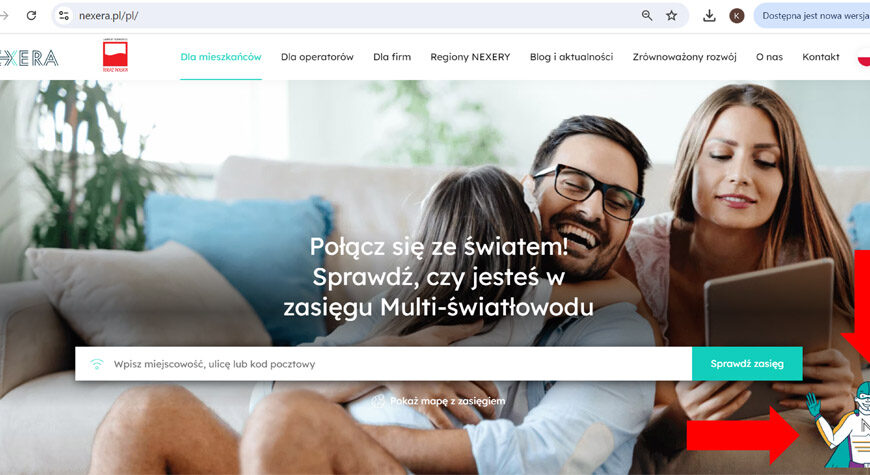 Cyfryzacja Miasta i Gminy Gąbin – budowa sieci światłowodowej – NEXERA