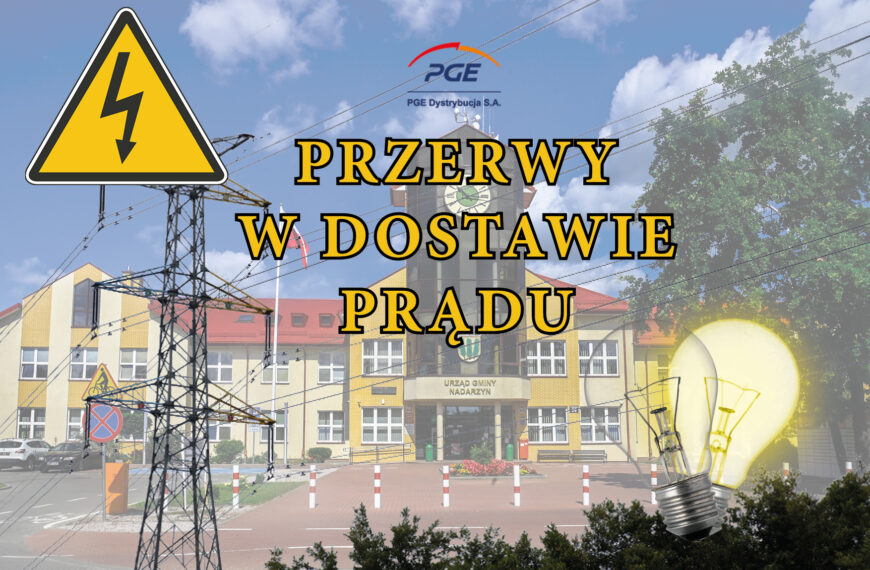 Planowane przerwy w dostawie energii elektrycznej – aktualizacja 4 sierpnia