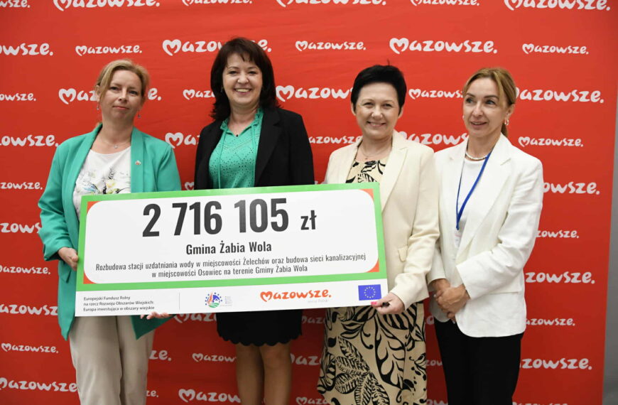 Ponad 2,7 mln zł dla Gminy Żabia Wola na inwestycje wodno-kanalizacyjne
