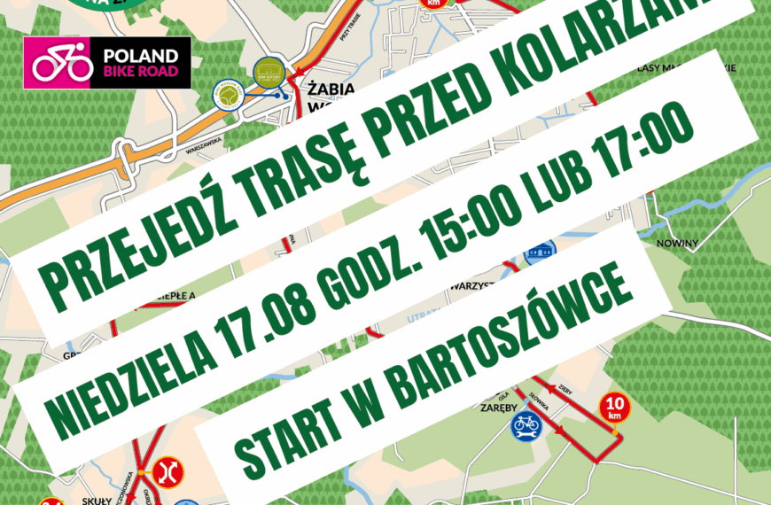 Przejedź trasę „Wyścigu z Naturą” zanim zrobią to kolarze