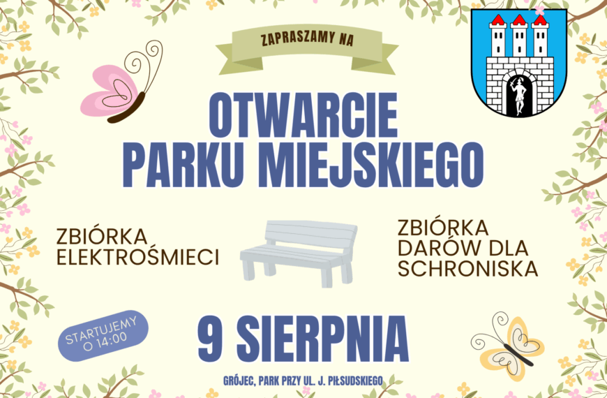 Zbiórka elektrośmieci i darów dla schroniska podczas otwarcia Parku Miejskiego