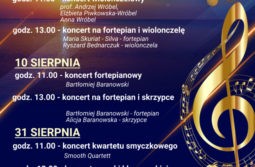 Festiwal Muzyki Klasycznej w Porcie Nieporęt – Portowa Kultura Dźwięku