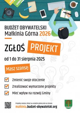 Budżet Obywatelski Gminy Małkinia Górna na 2026 rok