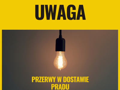 Planowane wyłączenia prądu – 25 sierpnia 2025 r.