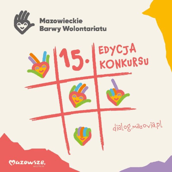 Zgłoś wolontariusza w konkursie „Mazowieckie Barwy Wolontariatu”