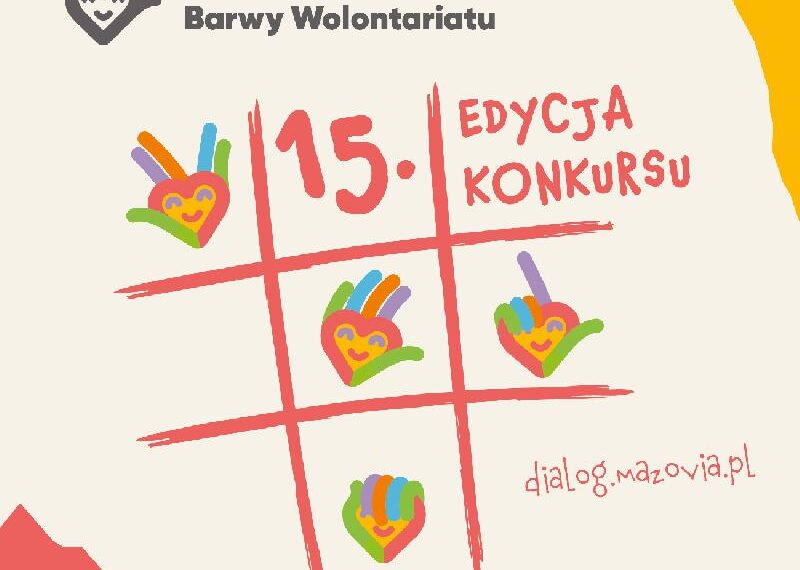 Zgłoś wolontariusza w konkursie „Mazowieckie Barwy Wolontariatu”