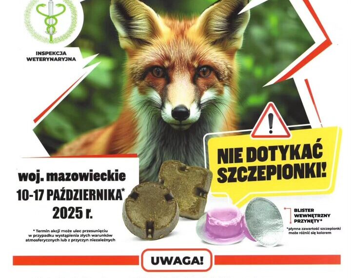 Szczepienie lisów przeciwko wściekliźnie