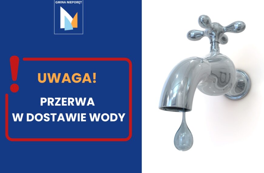 Uwaga! Przerwa w dostawie wody dla odbiorców w Stanisławowie Pierwszym przy ul. Przyszłość od nr 69 do nr 83, a także numery 90, 92, 94